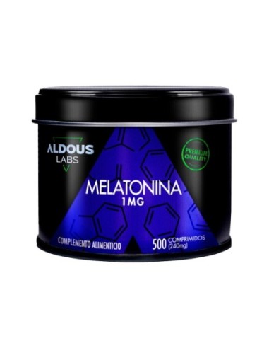 Aldous Pure Melatonina 1mg 500 Noites De Sono Repousante